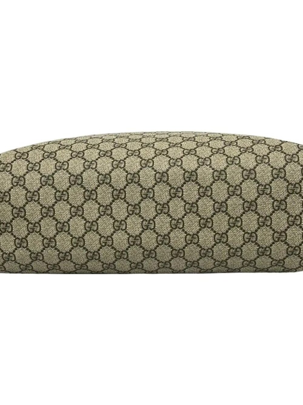GUCCI GG Plus GG Supreme/Shelly (Web) 211134 Beige Dark Brown Multi PVC Leather - Picture 5 of 14